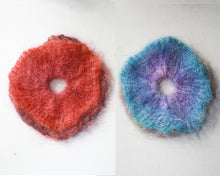 Load image into Gallery viewer, 2 X DOUBLE LAYERED MOHAIR SCRUNCHIES
