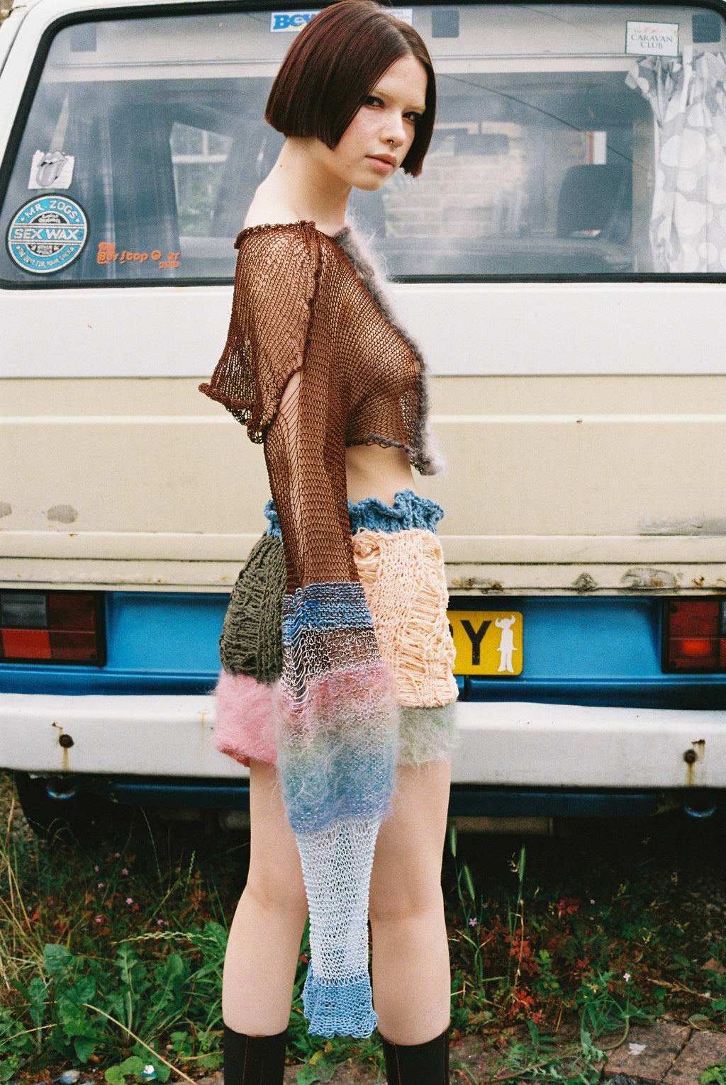 DISASTER ARTIST COTTON & MOHAIR TOP