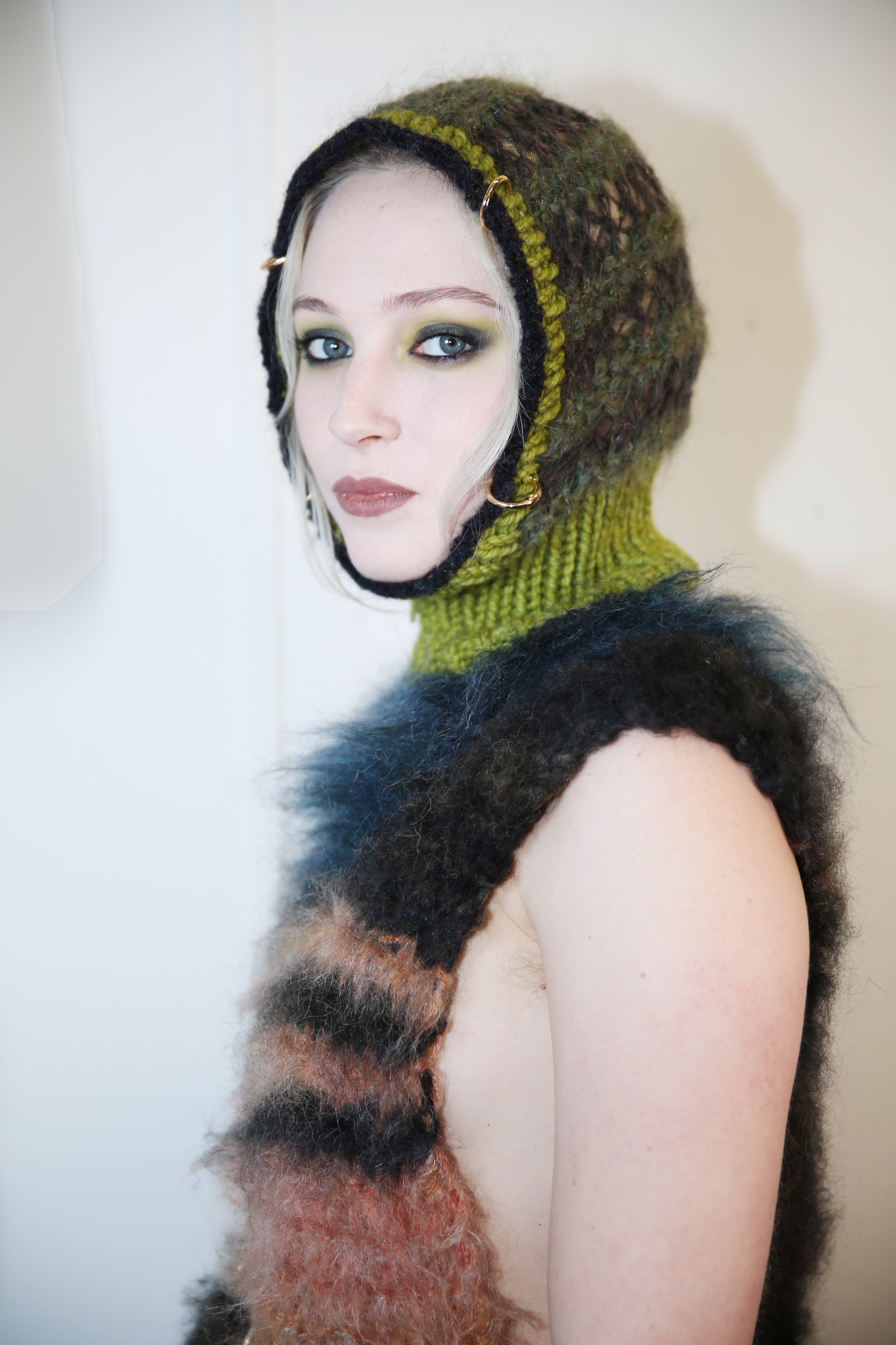 KHAKI, LIGHT & FOREST GREEN PIERCING BALACLAVA