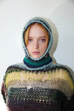 Load image into Gallery viewer, PALE BLUE &amp; MULTICOLOUR GRADIENT PIERCING BALACLAVA
