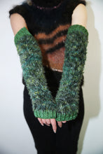 Load image into Gallery viewer, GREEN FUZZY ARM/LEGWARMERS

