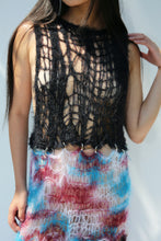 Load image into Gallery viewer, SPACE TRAVEL IS ALWAYS POSSIBLE MAXI MOHAIR PIERCING DRESS
