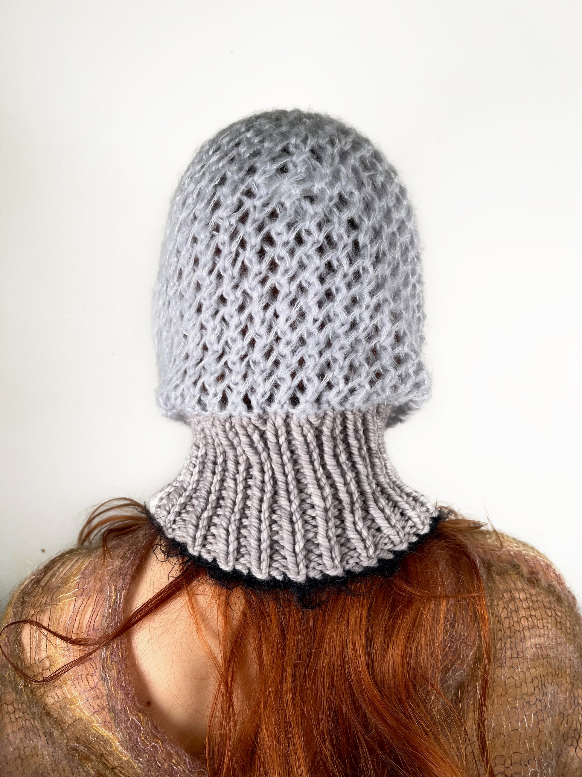 (TWO AVAILABLE) GREY & BLACK PIERCING BALACLAVA