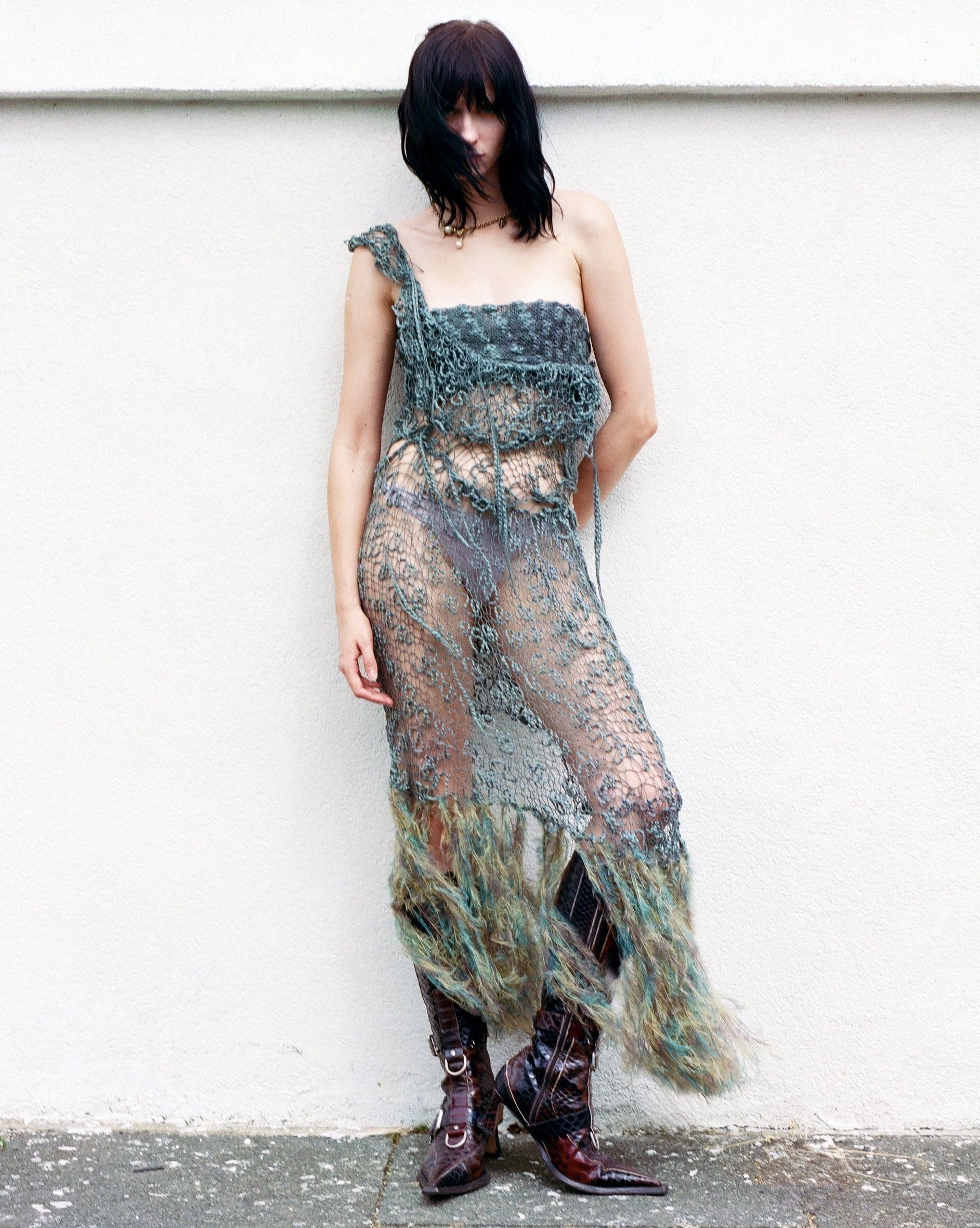 (ONE OF A KIND) THE ROXANNE DRESS & BANDEAU SET