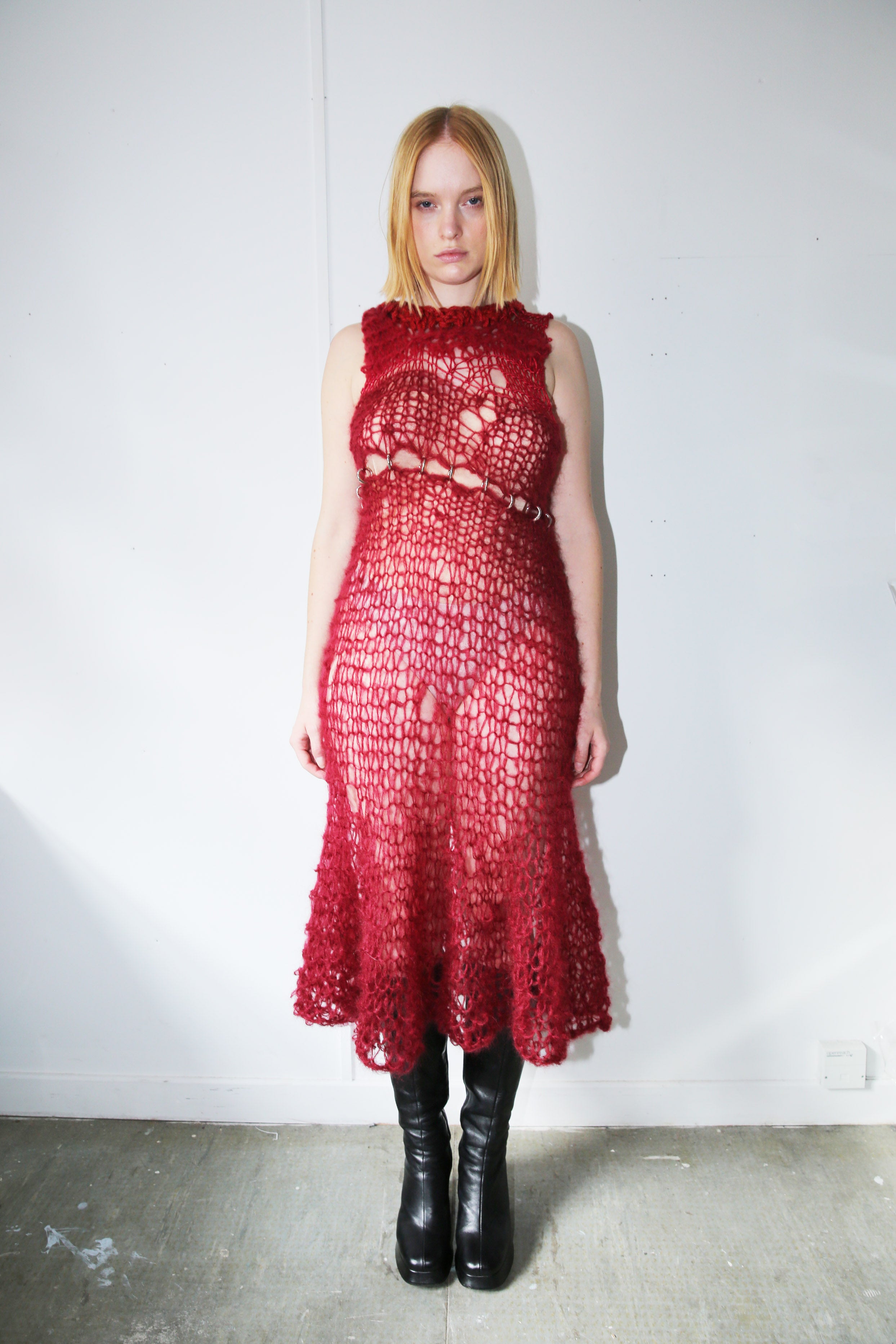 SEEING RED PIERCING DRESS