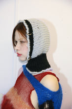 Load image into Gallery viewer, LIGHT GREY-PURPLE &amp; BLACK PIERCING BALACLAVA
