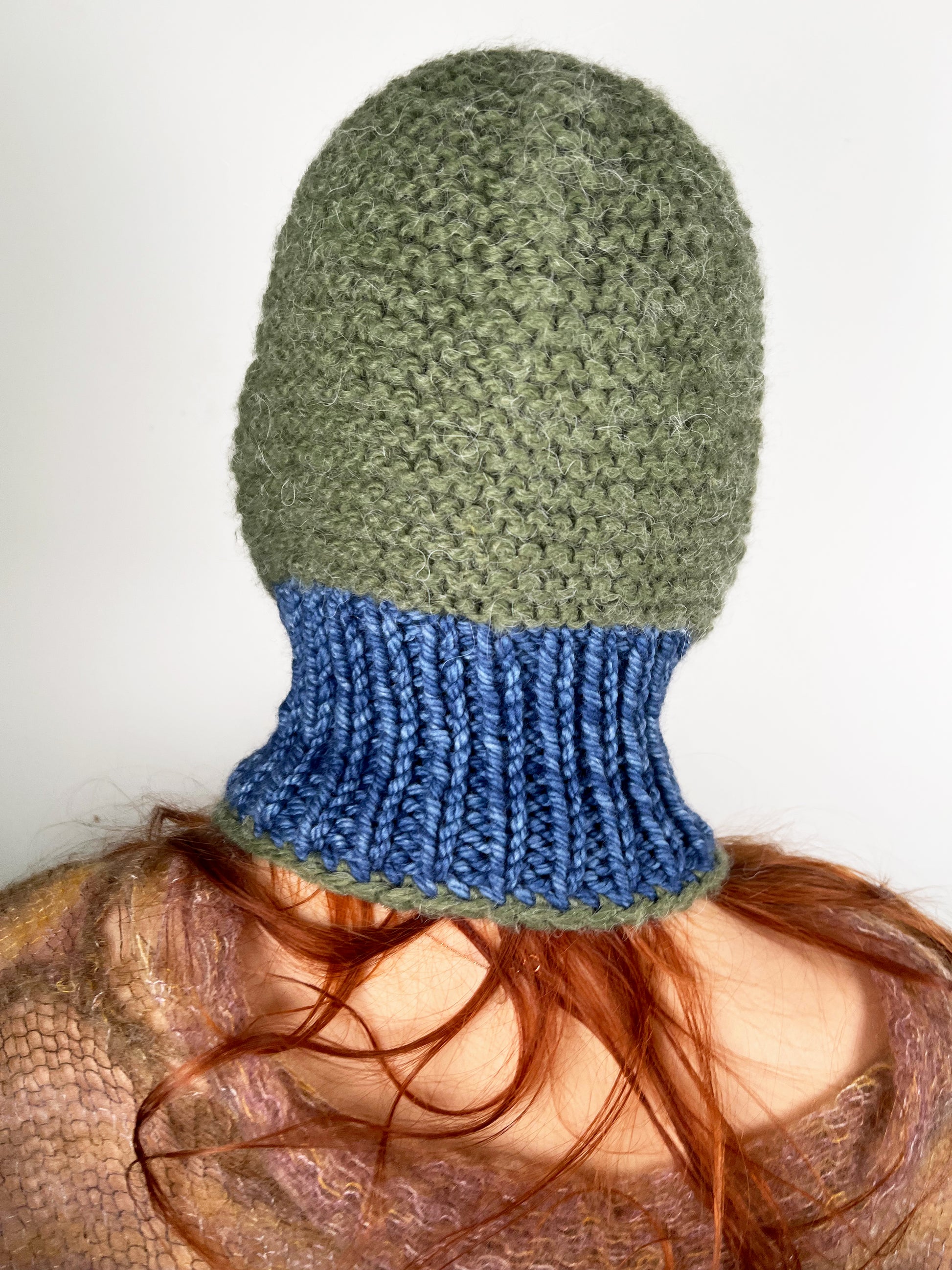 (ONE AVAILABLE) BLUE & GREEN PIERCING BALACLAVA