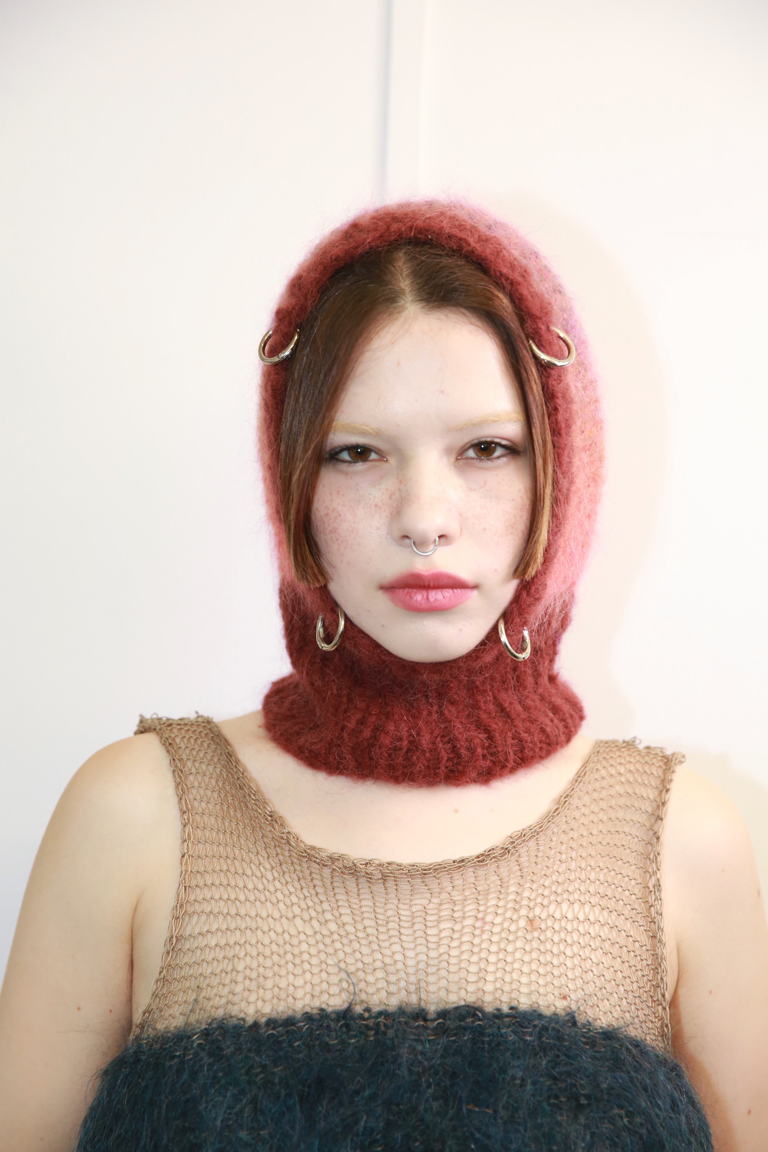 MAROON & CORAL SUNSET BALACLAVA
