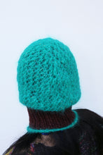 Load image into Gallery viewer, MADE TO ORDER - LIMITED QUANTITIES - BROWN &amp; TURQUOISE PIERCING BALACLAVA
