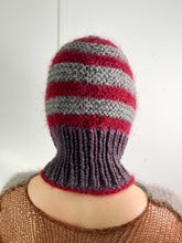 Load image into Gallery viewer, DARK GREY &amp; CLARET PIERCING BALACLAVA
