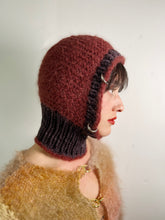 Load image into Gallery viewer, CRANBERRY &amp; PURPLE-BROWN PIERCING BALACLAVA
