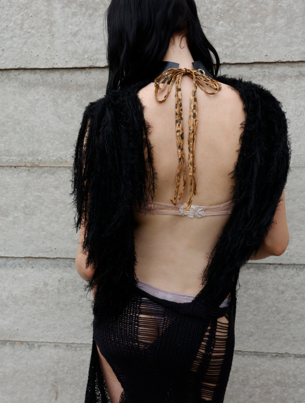 (MADE TO ORDER) THE MARGOT LEATHER COLLAR SHRUG