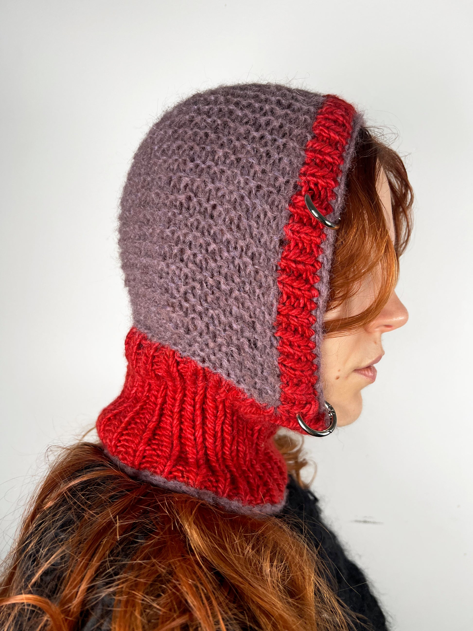 (TWO AVAILABLE RED & PURPLE PIERCING BALACLAVA