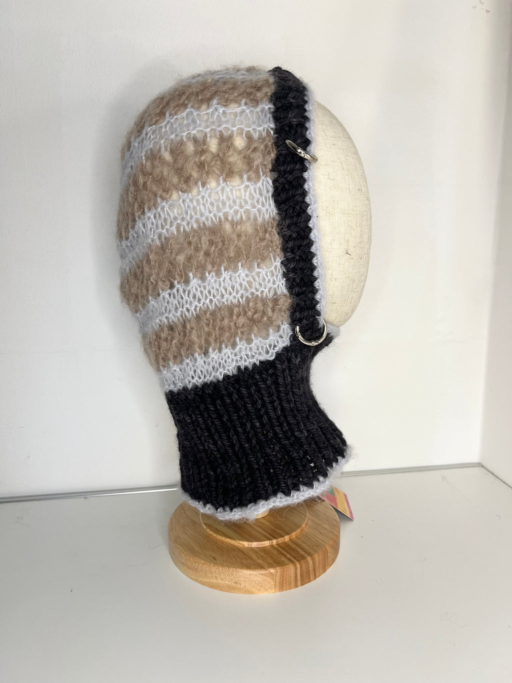 (TWO AVAILABLE) GREY, BEIGE & BLACK PIERCING BALACLAVA
