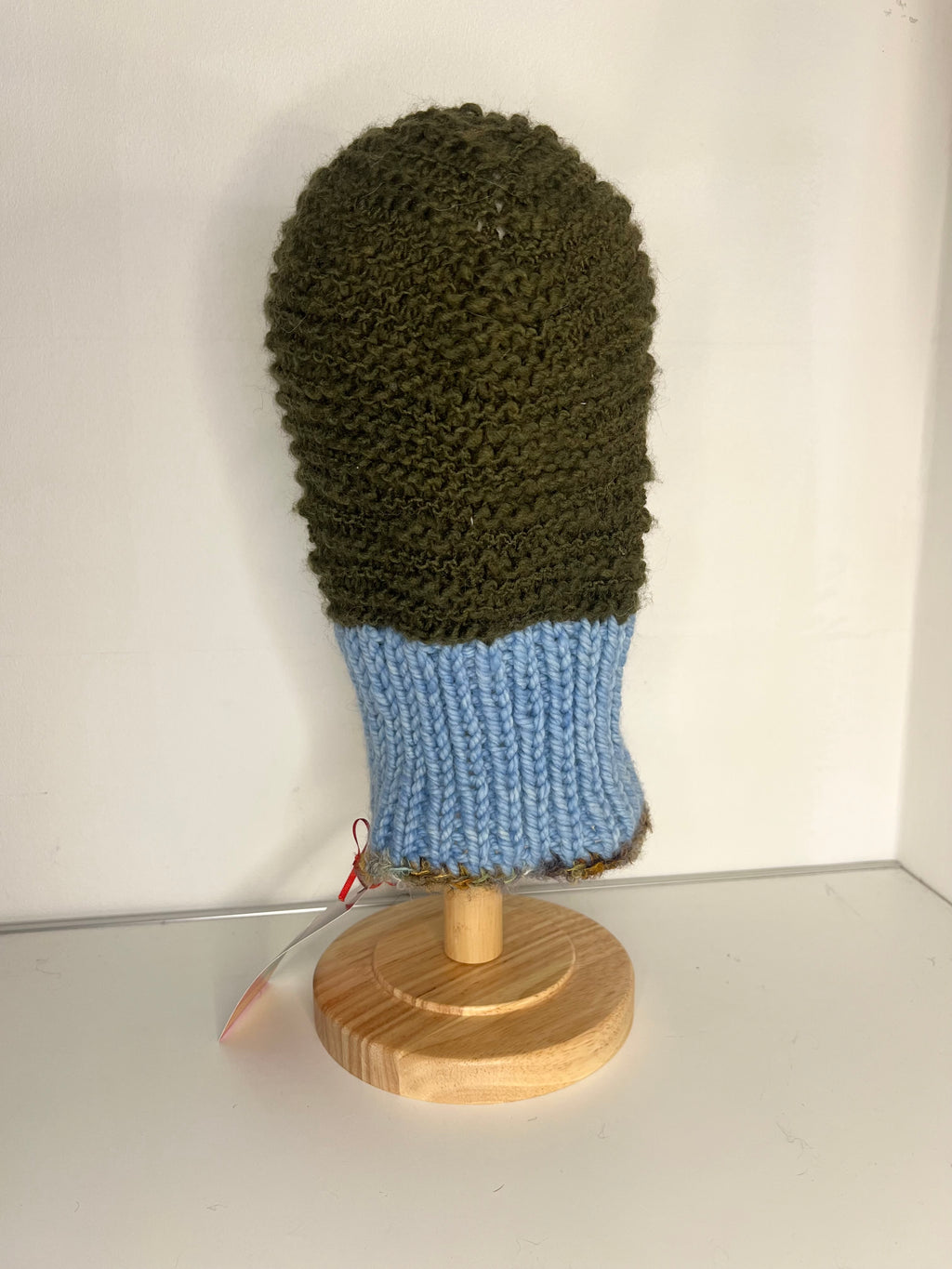 (ONE OF A KIND) BLUE & KHAKI PIERCING BALACLAVA