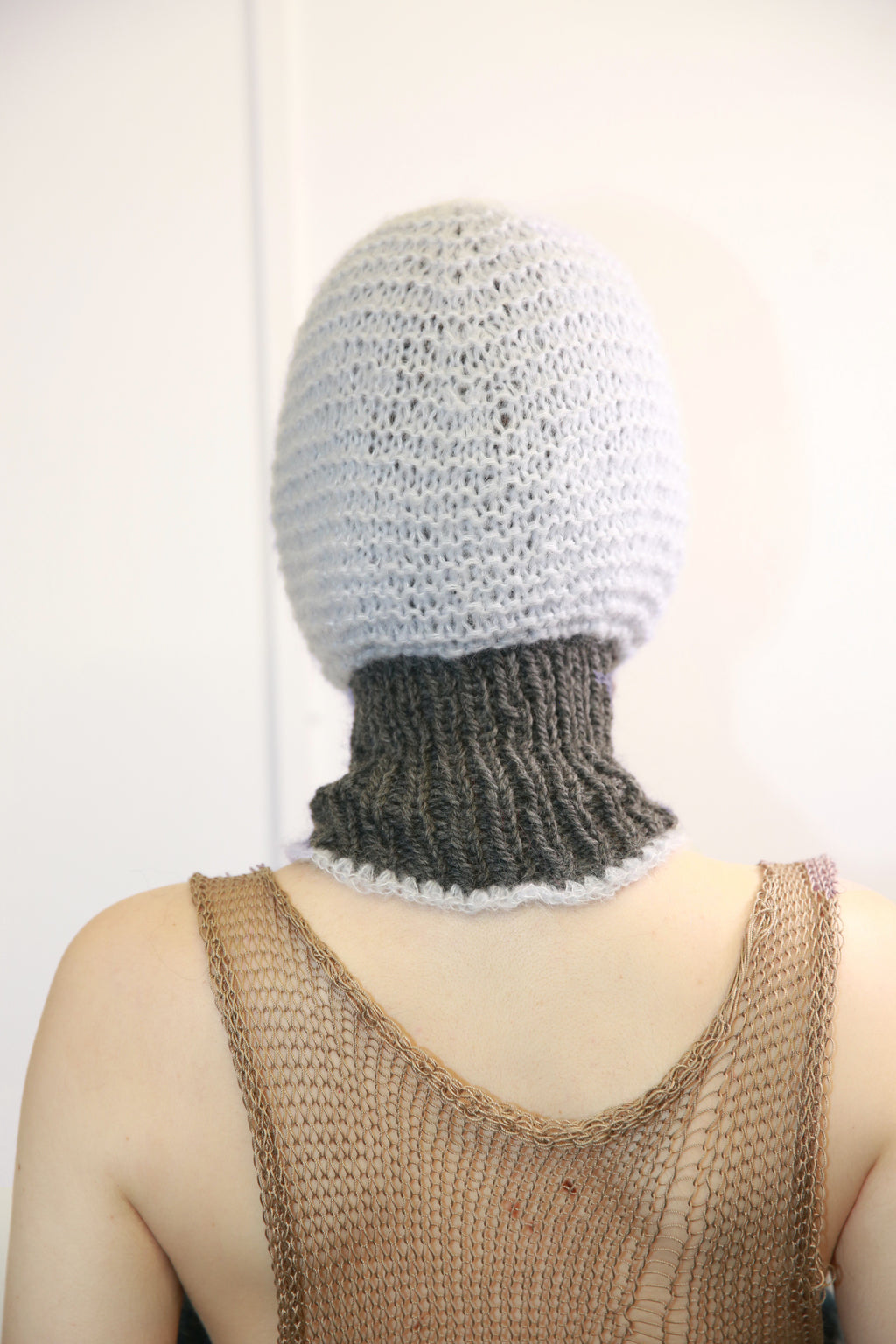 LIGHT GREY-PURPLE & DARK GREY PIERCING BALACLAVA