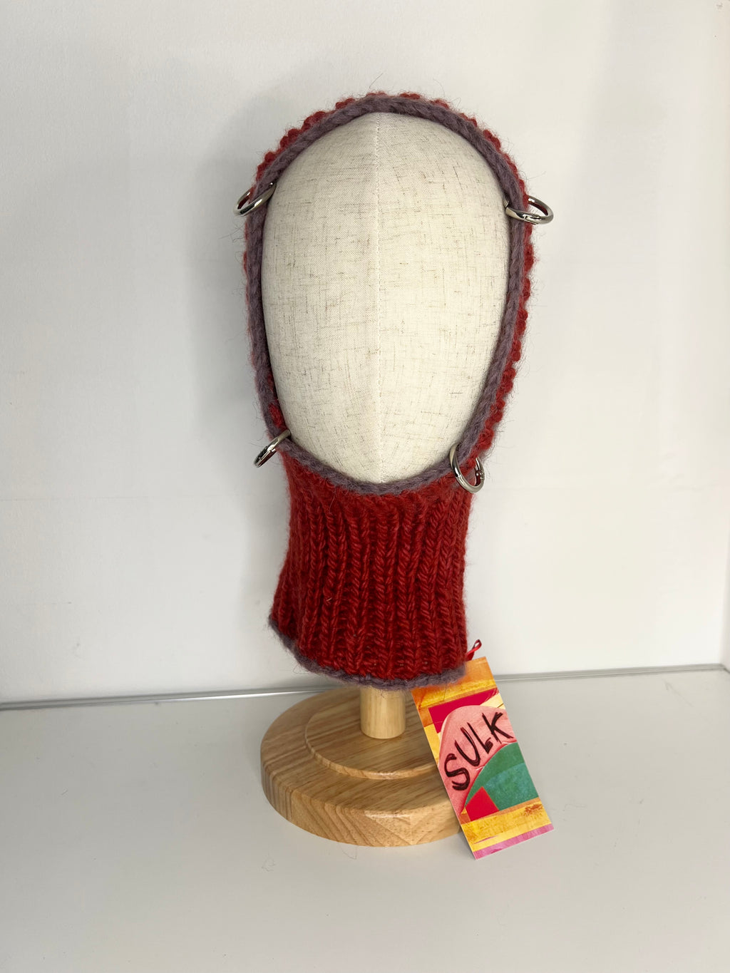 (TWO AVAILABLE RED & PURPLE PIERCING BALACLAVA