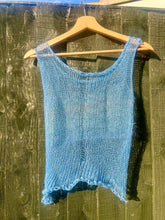 Load image into Gallery viewer, SEA DREAMS COTTON &amp; MOHAIR NET TOP
