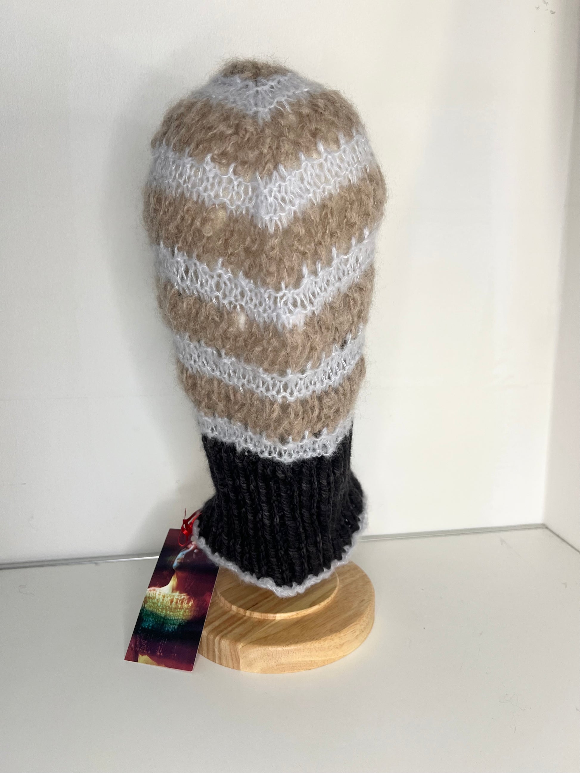 (TWO AVAILABLE) GREY, BEIGE & BLACK PIERCING BALACLAVA