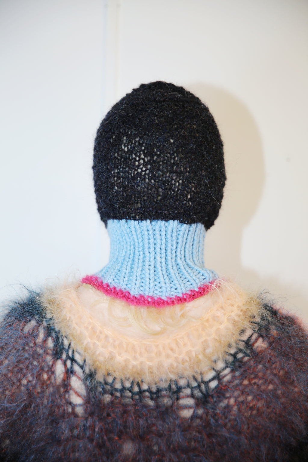 BABY BLUE, RASPBERRY & BLACK PIERCING BALACLAVA