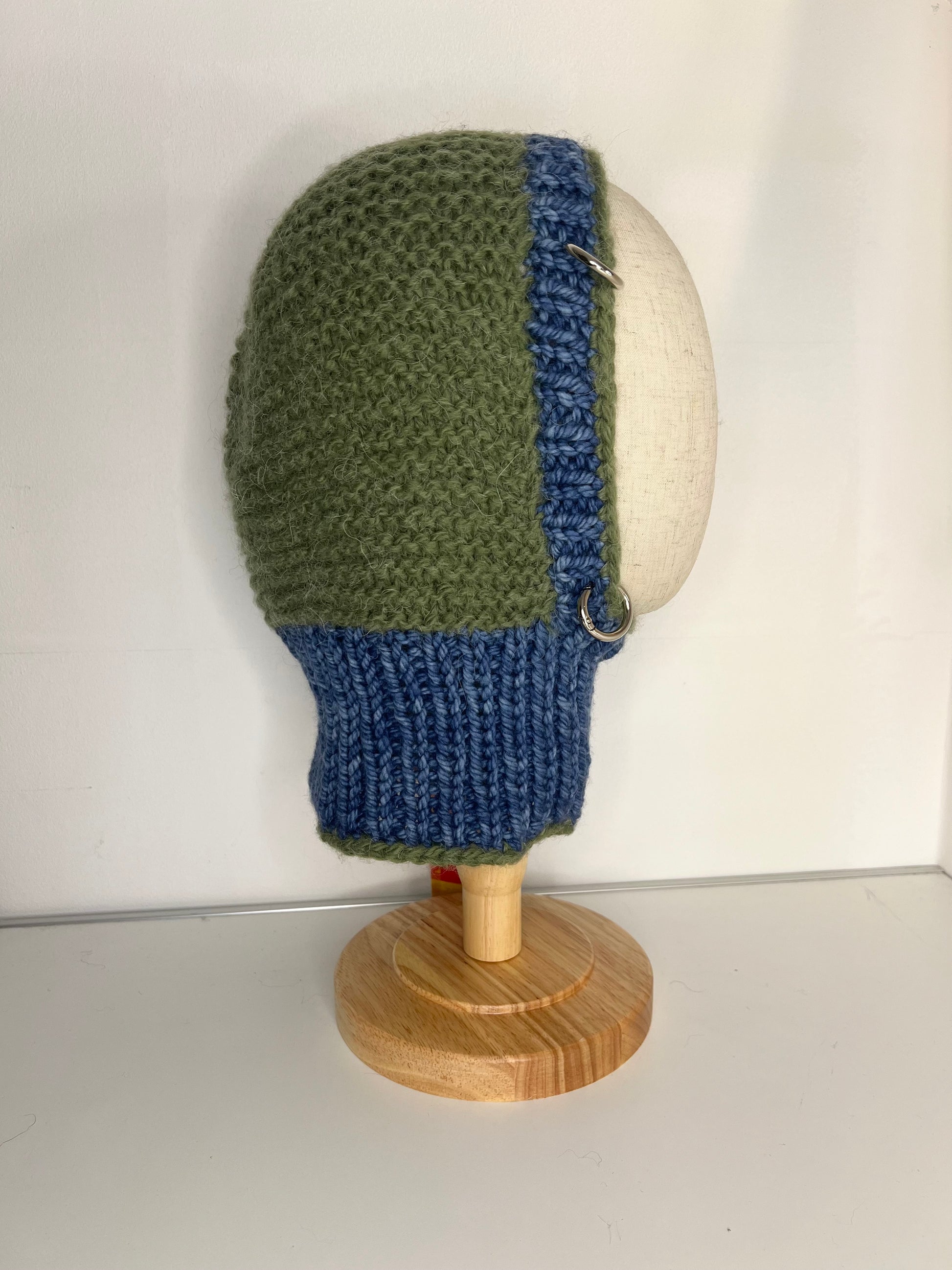 (TWO AVAILABLE) BLUE & GREEN PIERCING BALACLAVA