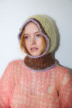 Load image into Gallery viewer, VANILLA YELLOW, LILAC &amp; RUST MELANGE PIERCING BALACLAVA
