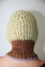 Load image into Gallery viewer, VANILLA YELLOW, LILAC &amp; RUST MELANGE PIERCING BALACLAVA
