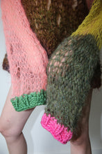 Load image into Gallery viewer, COLOURBLOCK GLITTER JUMPER (CAN BE WORN TWO WAYS)
