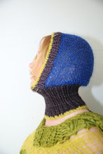 Load image into Gallery viewer, COBALT, SOUR YELLOW &amp; PURPLE-BROWN PIERCING BALACLAVA
