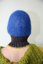 Load image into Gallery viewer, COBALT, SOUR YELLOW &amp; PURPLE-BROWN PIERCING BALACLAVA
