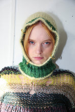 Load image into Gallery viewer, GREEN &amp; VANILLA PIERCING BALACLAVA
