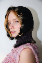 Load image into Gallery viewer, SPACE DYE MIDNIGHT BLUE, MELANGE GREY &amp; PURPLE BROWN PIERCING BALACLAVA
