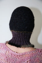 Load image into Gallery viewer, SPACE DYE MIDNIGHT BLUE, MELANGE GREY &amp; PURPLE BROWN PIERCING BALACLAVA
