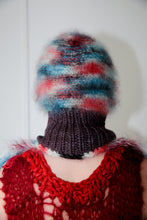 Load image into Gallery viewer, SPACE DYE BLUE &amp; RED, &amp; PURPLE BROWN PIERCING BALACLAVA
