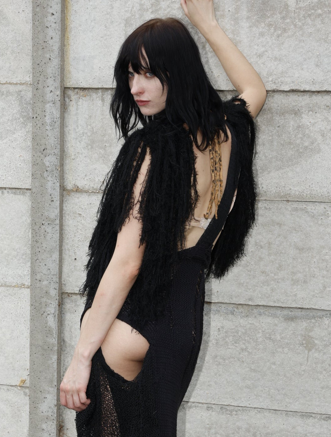 (MADE TO ORDER) THE MARGOT LEATHER COLLAR SHRUG