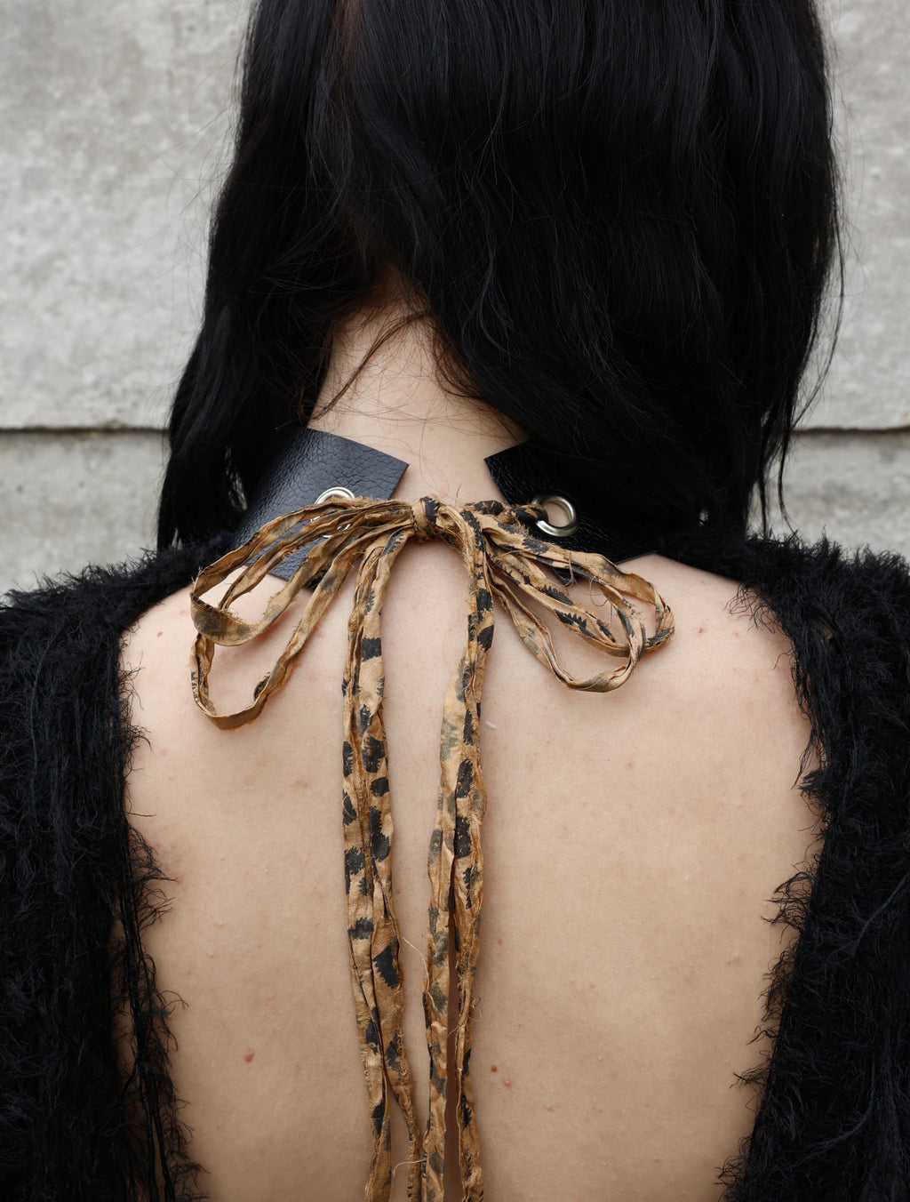 (MADE TO ORDER) THE MARGOT LEATHER COLLAR SHRUG