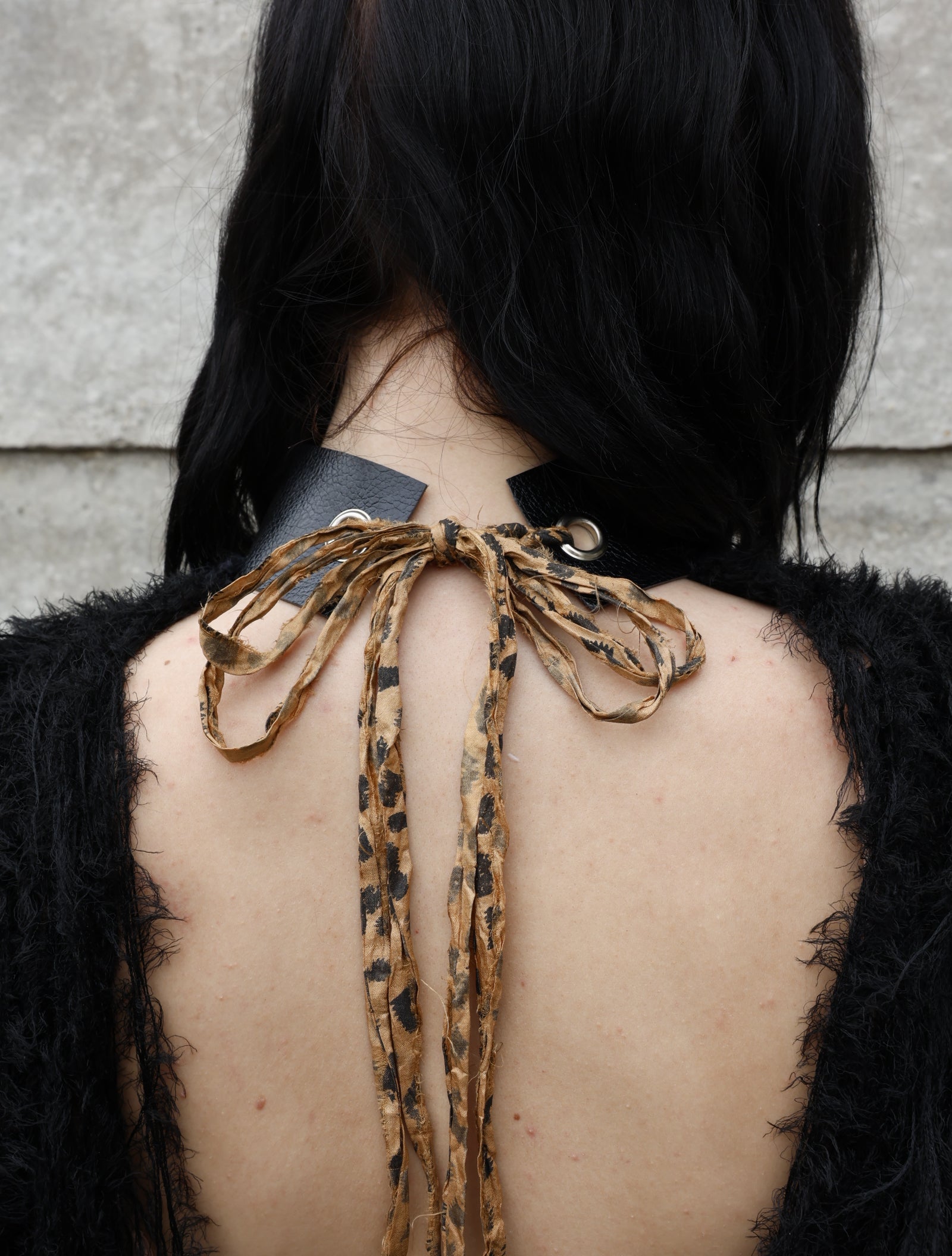 (MADE TO ORDER) THE MARGOT LEATHER COLLAR SHRUG
