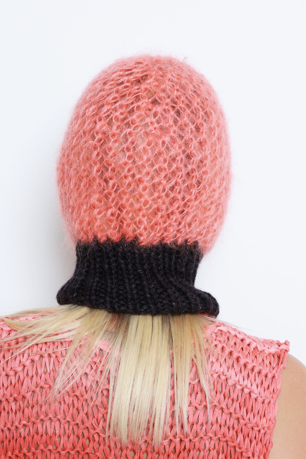 (TWO AVAILABLE) SALMON PINK & GRAPHITE-BROWN PIERCING BALACLAVA