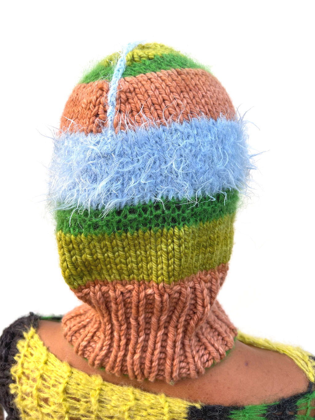 BABY BLUE, GREEN & CAMEL HEAVYWEIGHT BALACLAVA