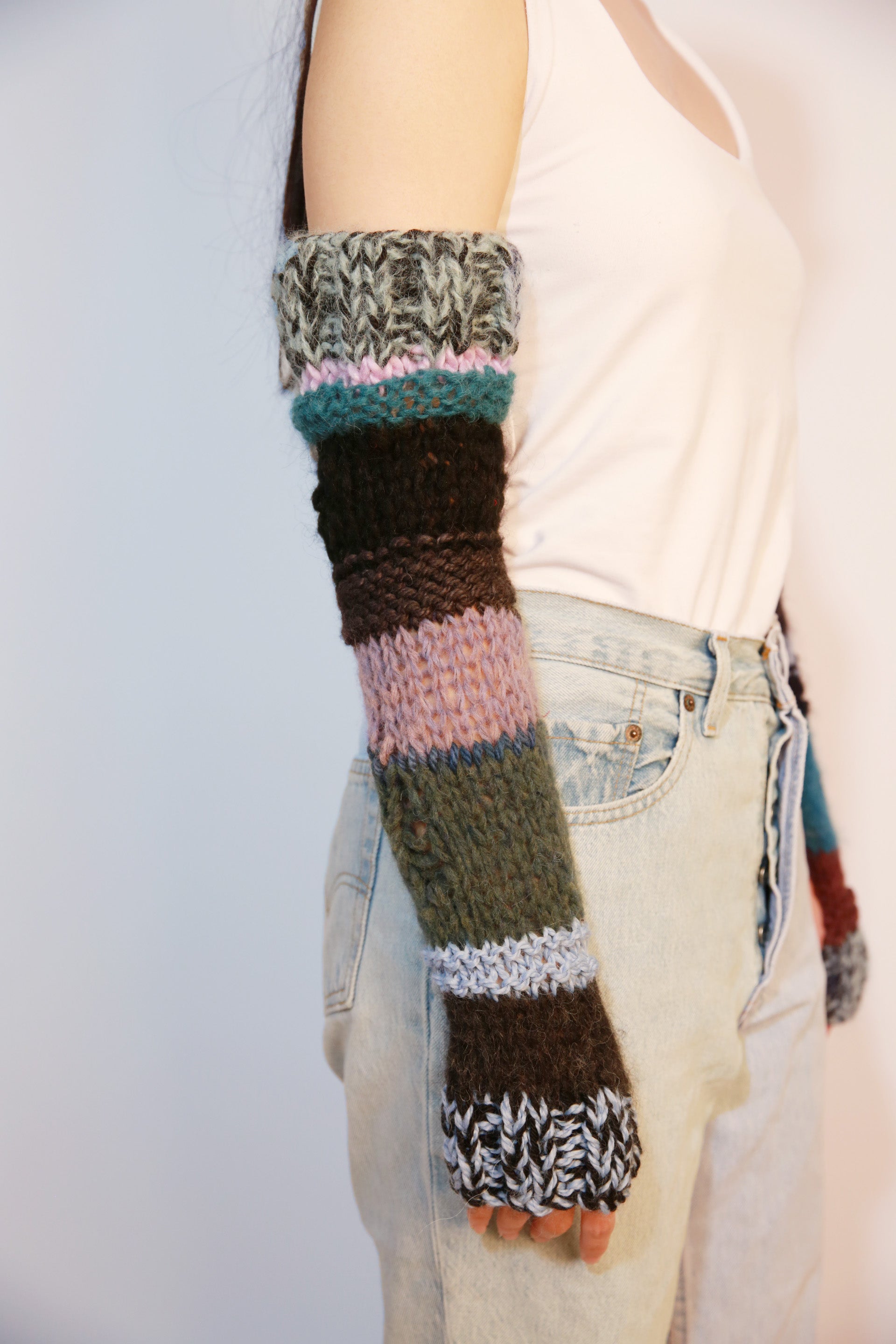 MULTICOLOUR ARMWARMERS ||