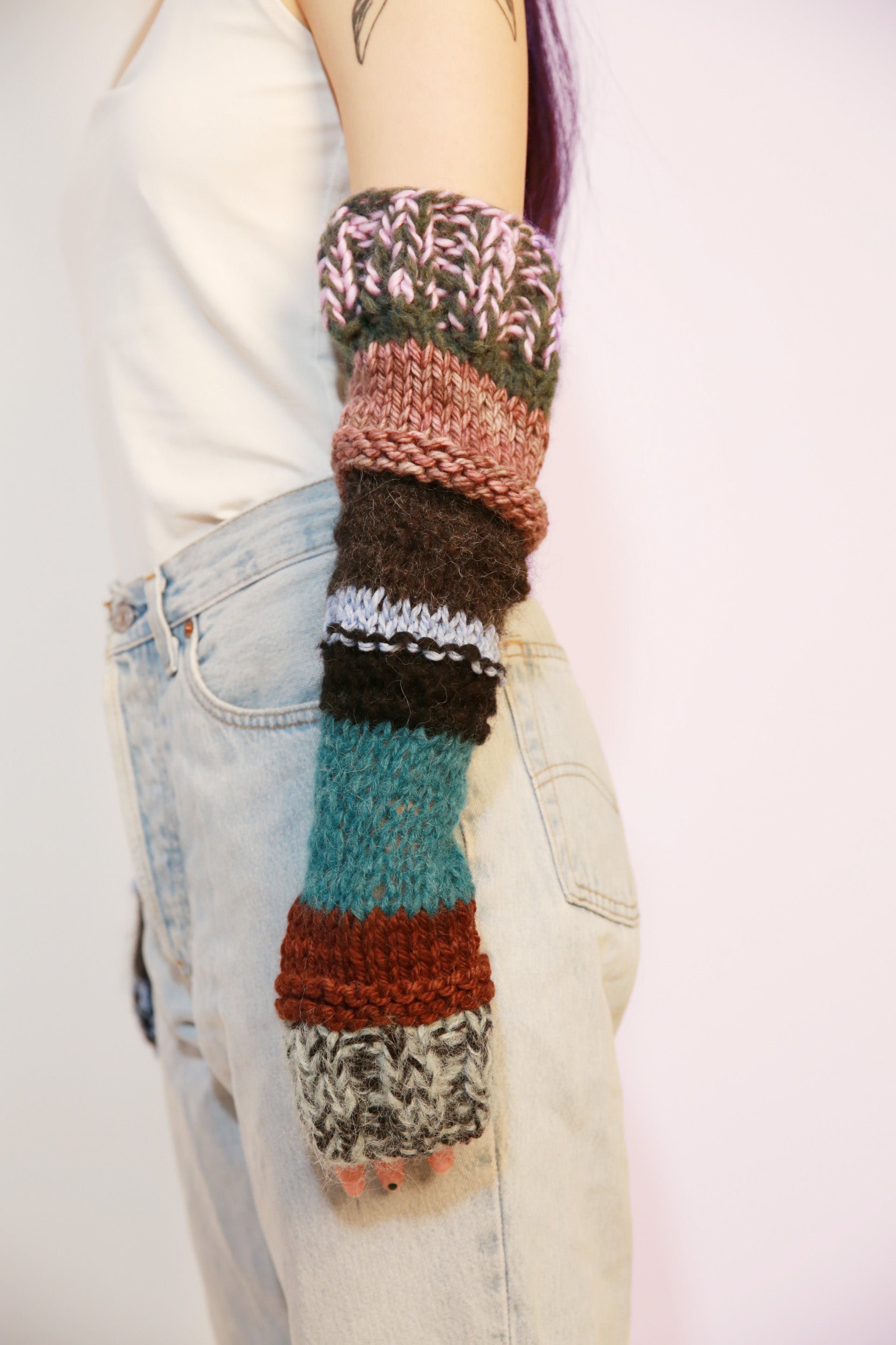MULTICOLOUR ARMWARMERS ||