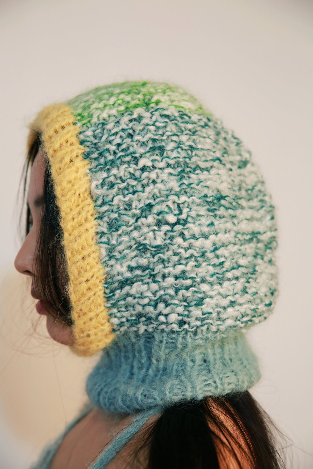 BABY BLUE, POWDER YELLOW & GREEN BALACLAVA