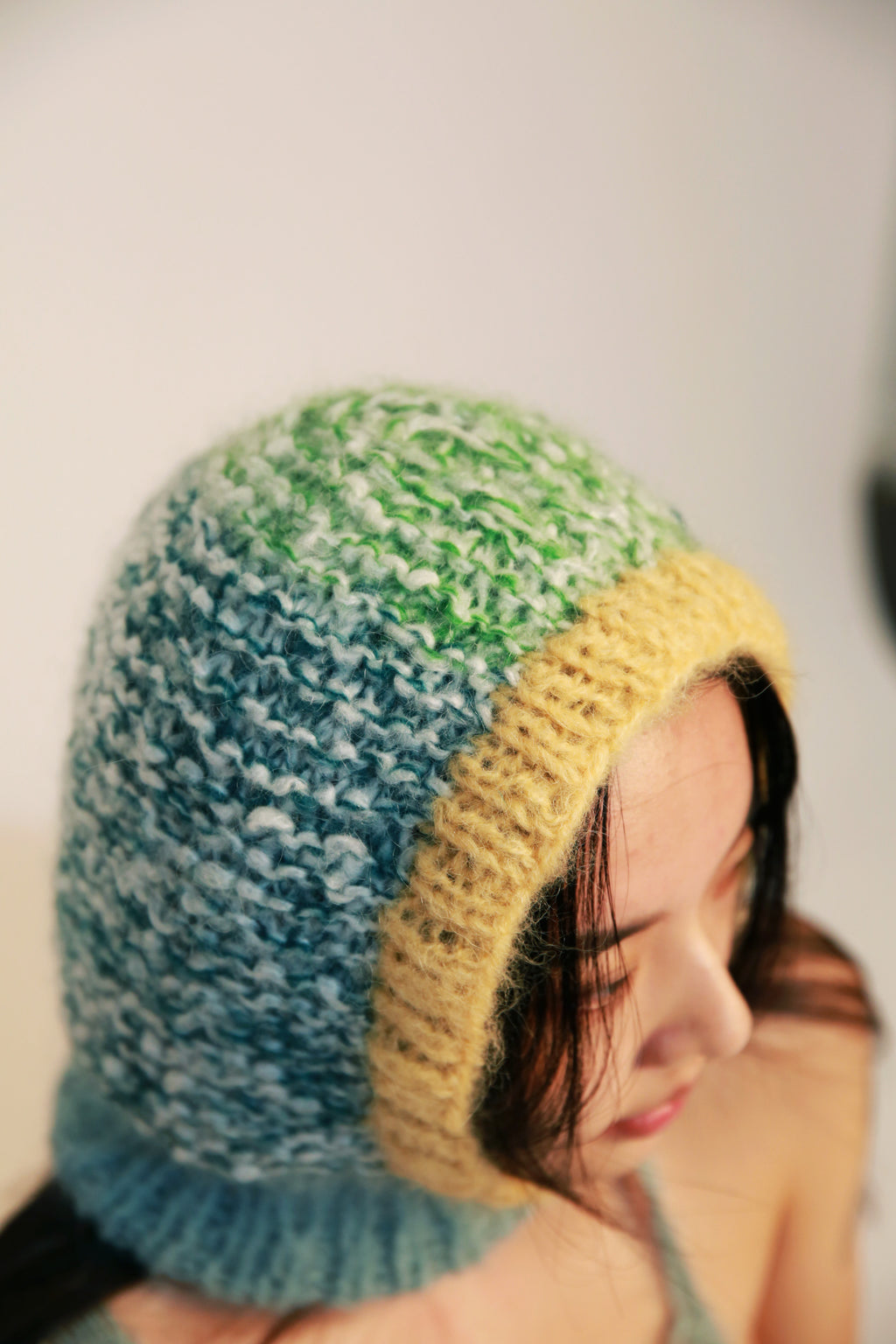 BABY BLUE, POWDER YELLOW & GREEN BALACLAVA