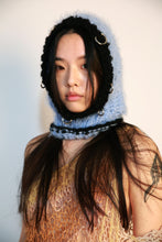 Load image into Gallery viewer, BLUE &amp; BLACK HOOP BALACLAVA

