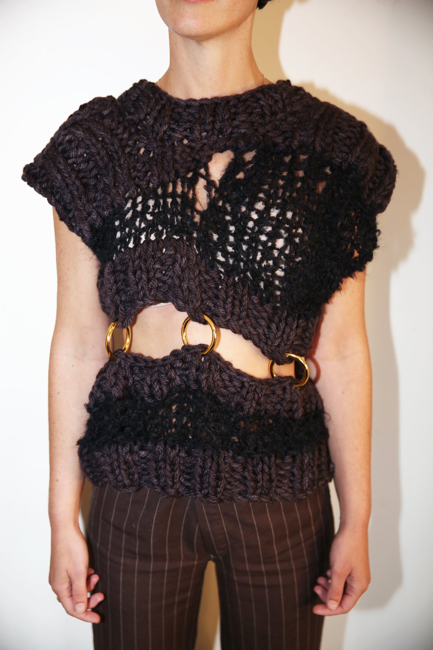 BLACKER THAN BLACK PIERCING VEST
