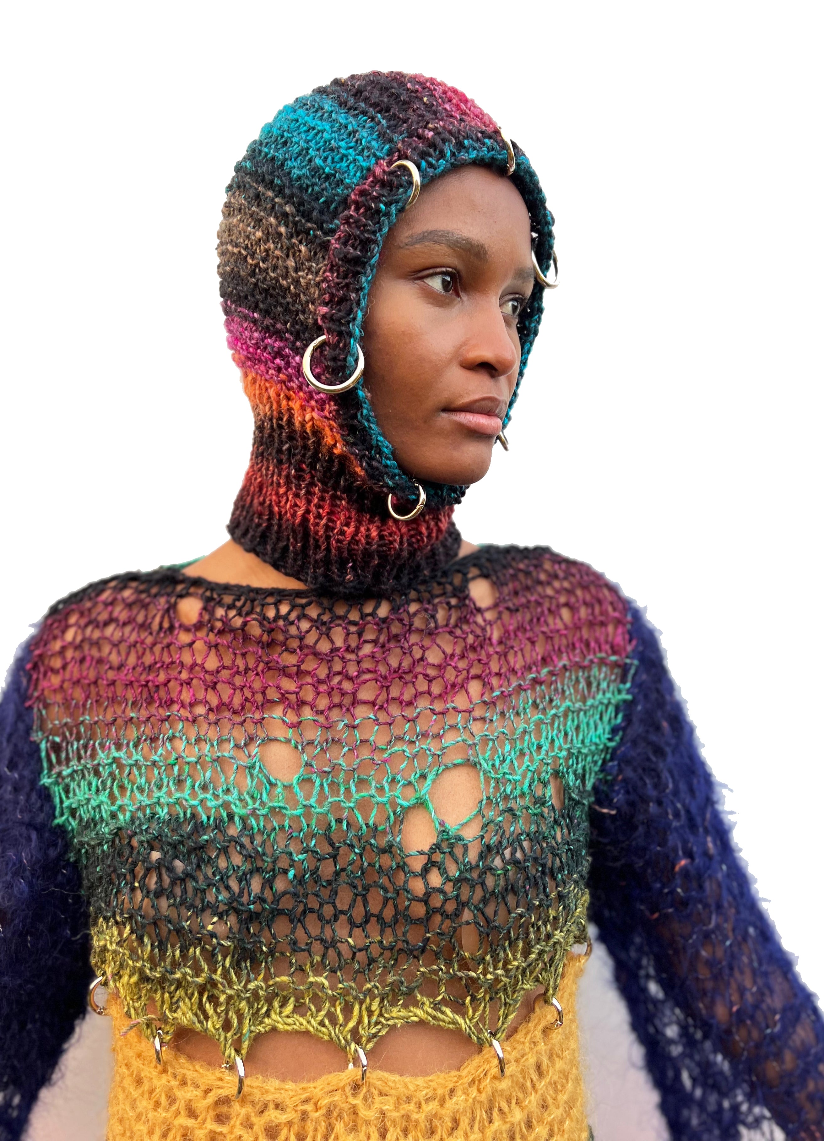 MULTICOLOUR MIDWEIGHT PIERCING BALACLAVA ||
