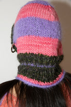 Load image into Gallery viewer, PURPLE, PINK, MOSS GREEN AND BLACK HEAVYWEIGHT PIERCING BALACLAVA
