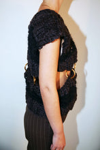 Load image into Gallery viewer, BLACKER THAN BLACK PIERCING VEST
