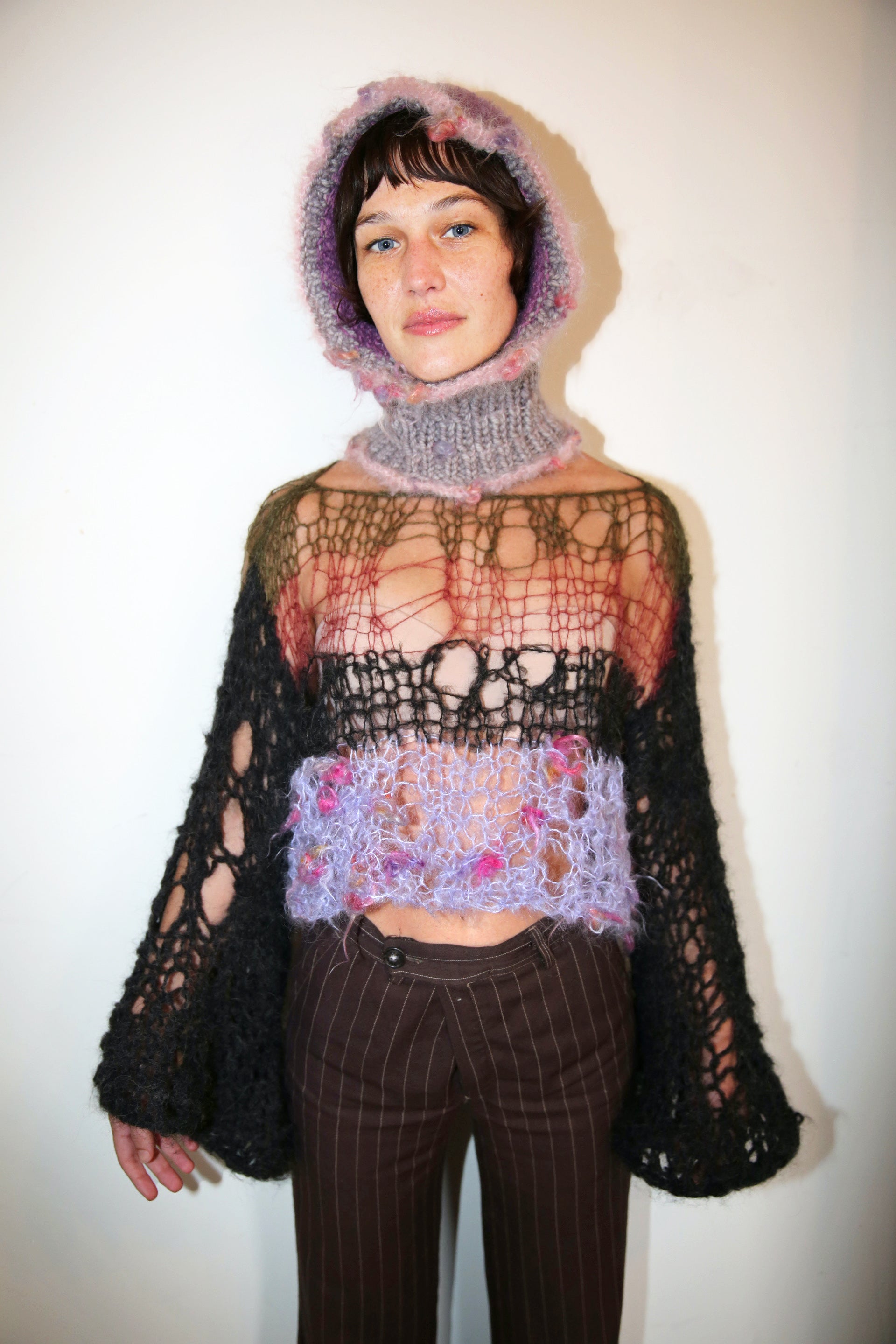 FRILLY MESSY DISTRESSED JUMPER