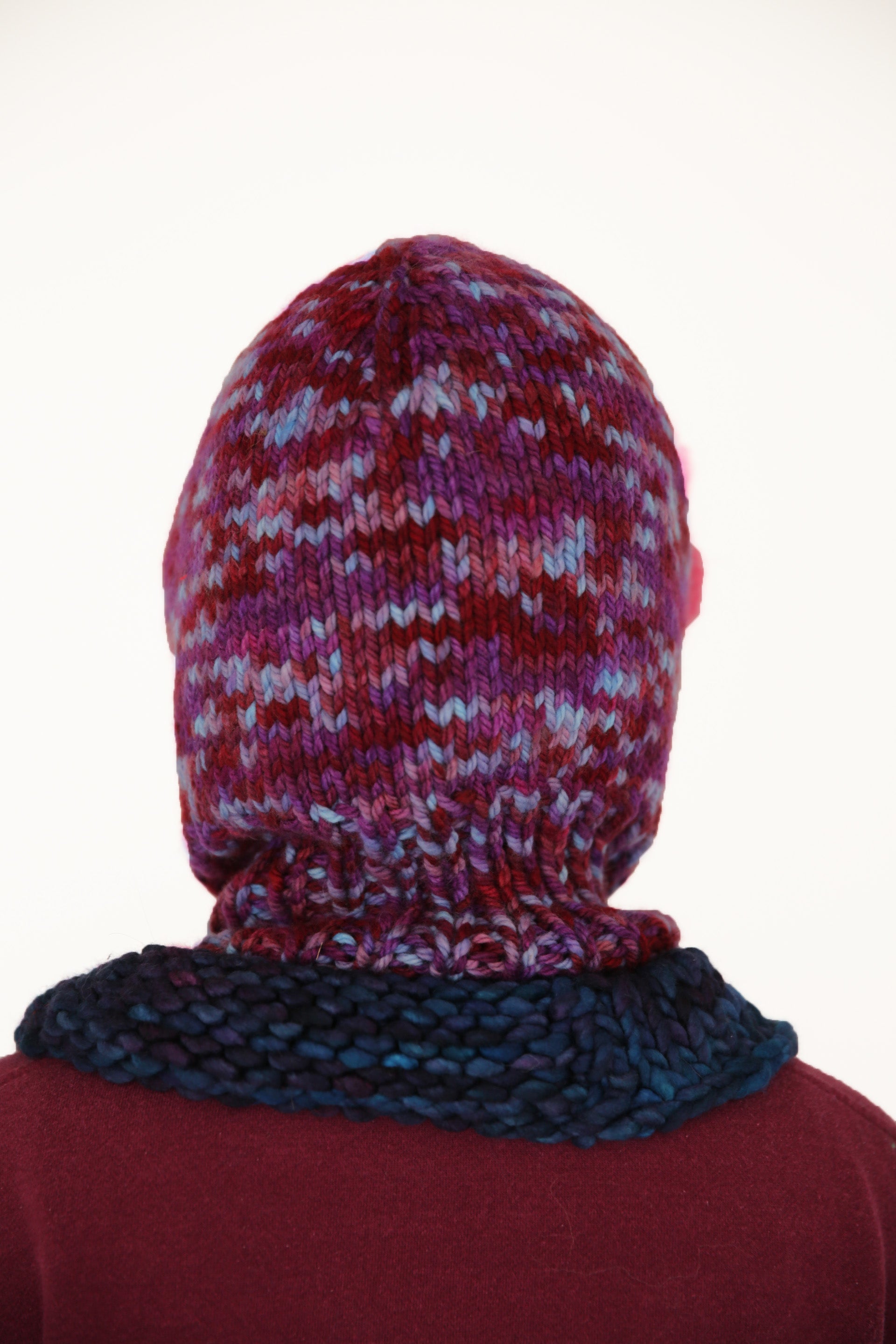 PURPLE, PINK AND BLUE BALACLAVA